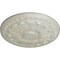 Ekena Millwork Colton Ceiling Medallion (Fits Canopies up to 4 3/4"), Hand-Painted Flash Blue, 15 3/4"OD x 1 1/2"P CM15CNFBS - alternate 3